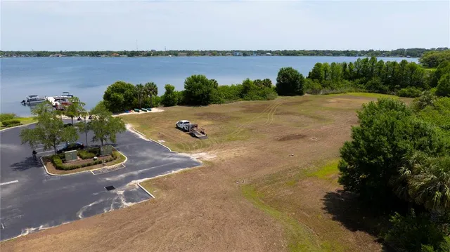 a view of a building and outdoor space