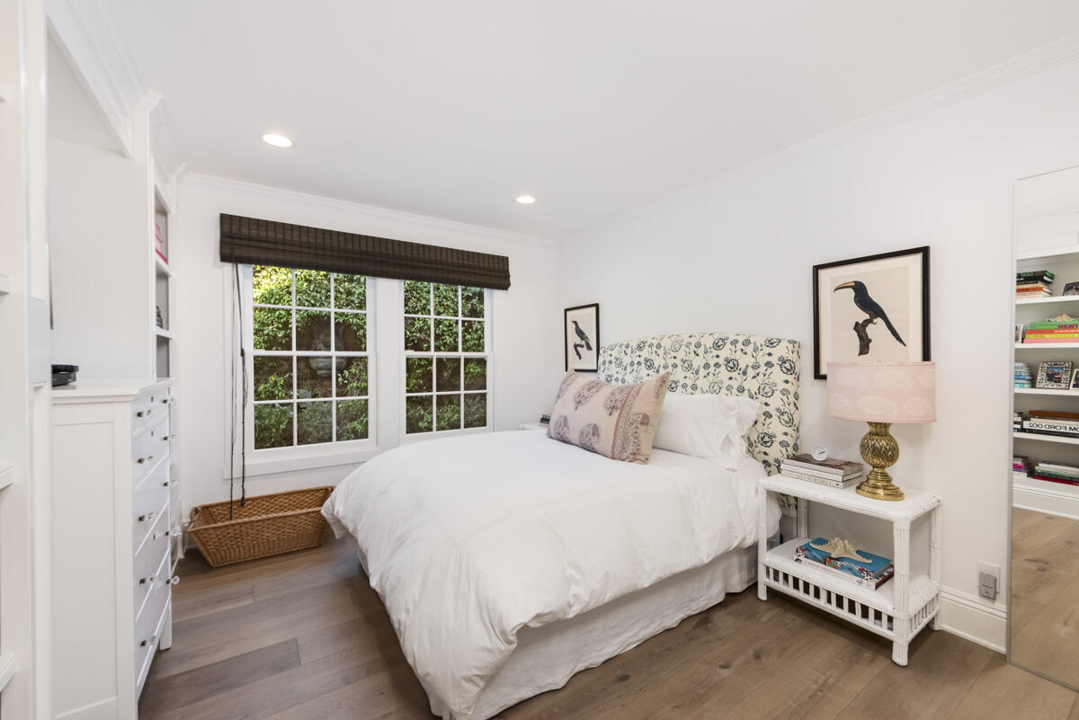655 Romero Canyon Road Montecito, CA 93108 - Photo 18 of 23 a bedroom with a bed and a window