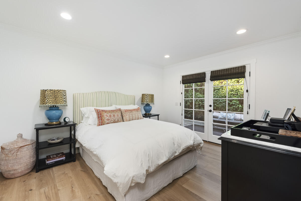 655 Romero Canyon Road Montecito, CA 93108 - Photo 19 of 23 a bedroom with a bed and a window