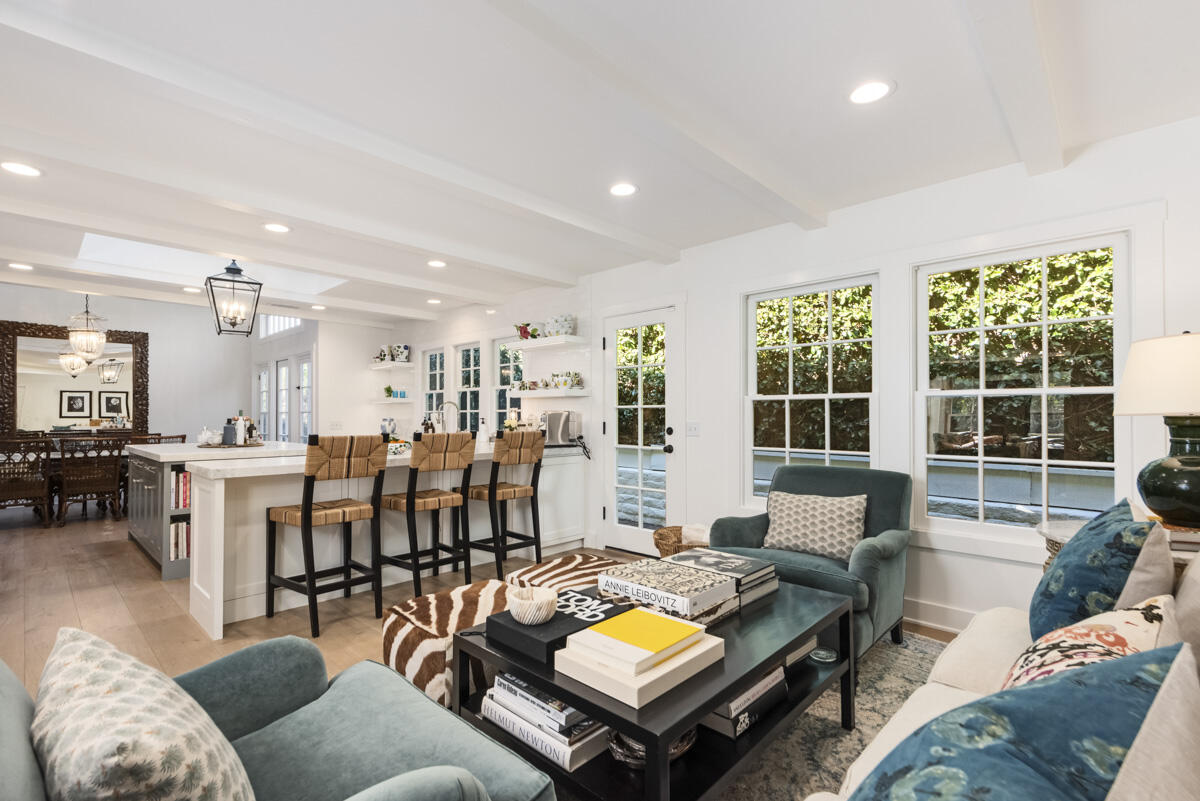 655 Romero Canyon Road Montecito, CA 93108 - Photo 7 of 23 a living room with furniture kitchen view and a large window