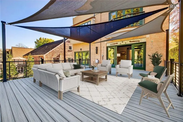 a bathroom with shower