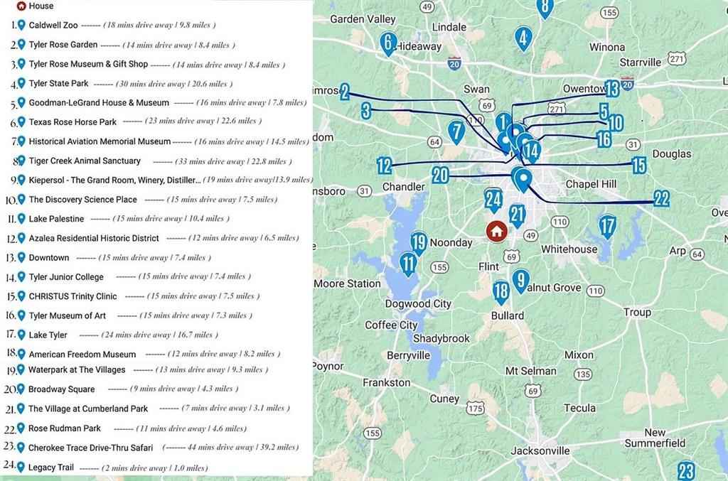 7352 Kingsport Lane Tyler, TX 75703 - Photo 33 of 38 a room with a white wall and a painting on the wall