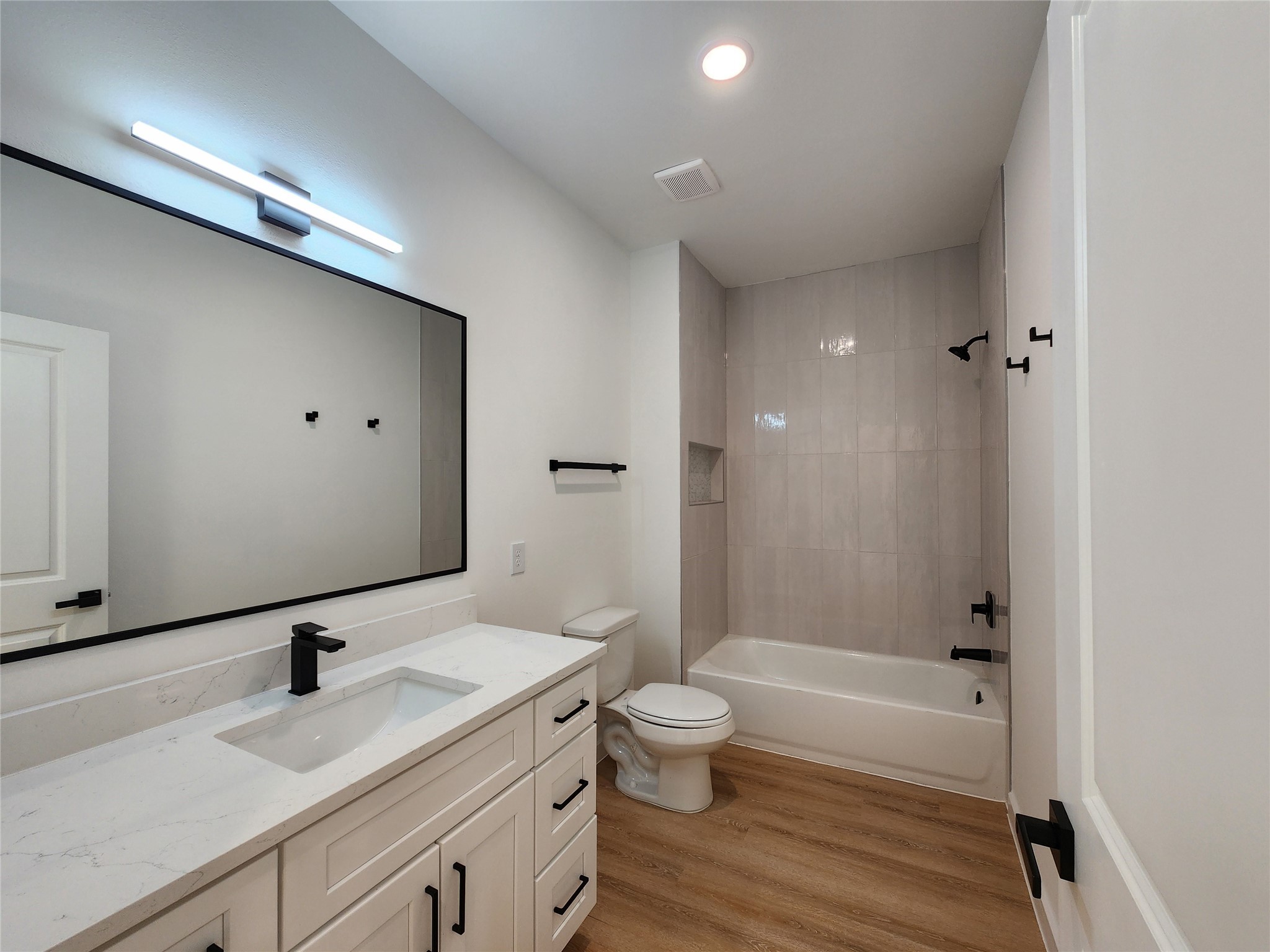 7817 Beckley Street, Unit B Almont, CO 81210 - Photo 8 of 18 a bathroom with a sink a toilet and shower