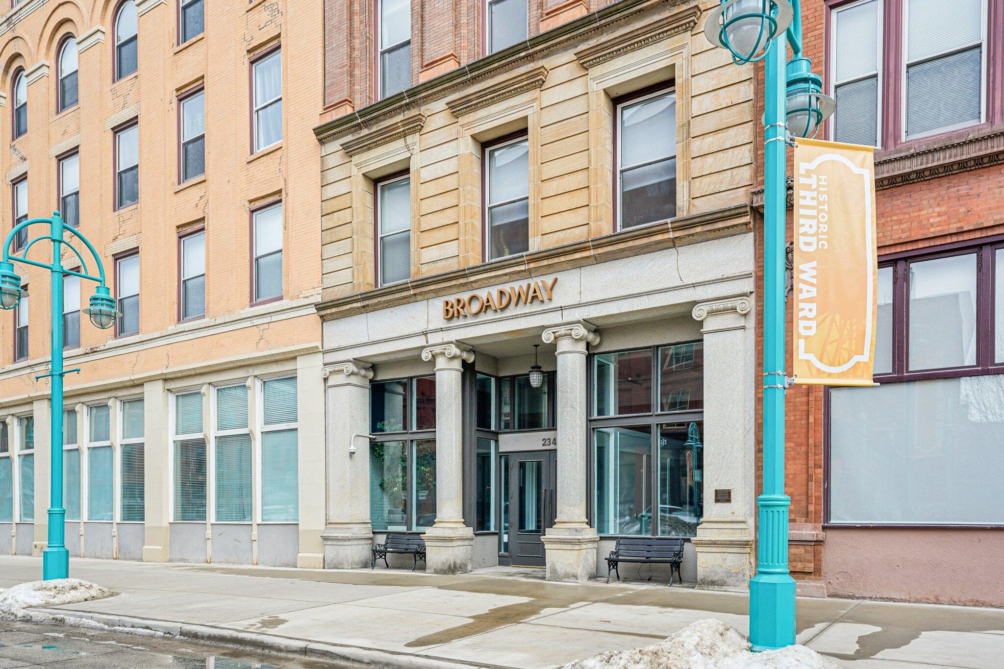 234 North Broadway, Unit 510 Milwaukee, WI 53202 - Photo 2 of 49 Main Entrance