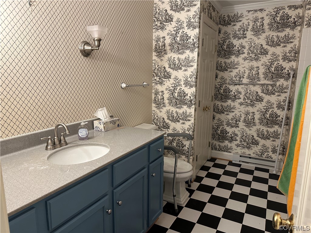 10254 Mannheim Drive Ashland, VA 23005 - Photo 28 of 43 a bathroom with a sink and a mirror