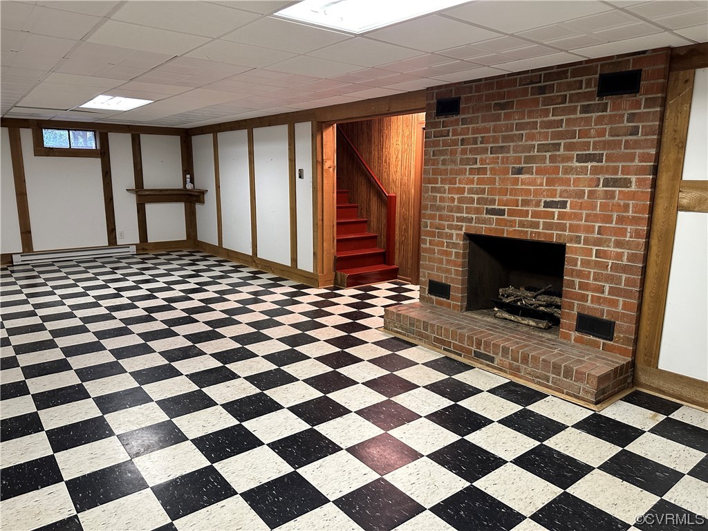 10254 Mannheim Drive Ashland, VA 23005 - Photo 32 of 43 a black and white checkered floor with a black white checkered floor