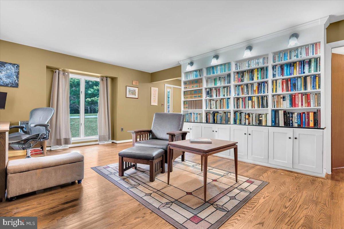 120 Eden Road Landenberg, PA 19350 - Photo 3 of 42 Spacious Living Room w/Built-In Bookshelves