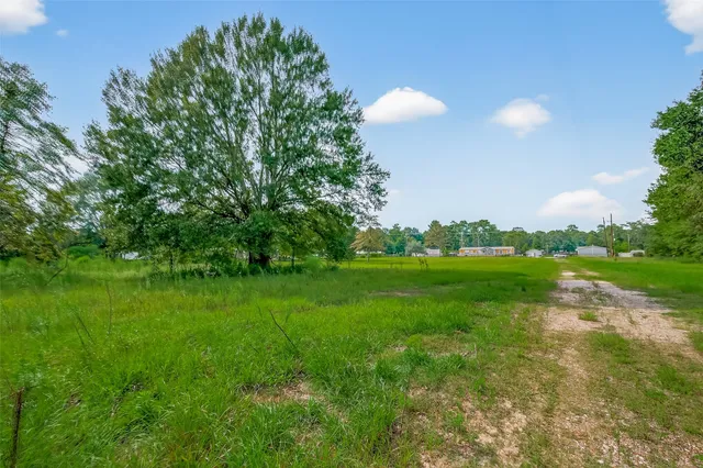 a view of a golf course with a lake