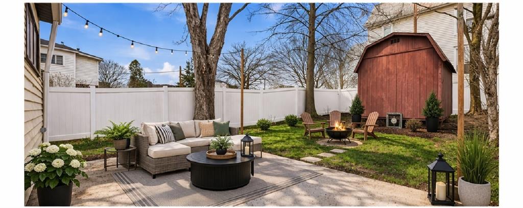 516 Eau Claire Street Butler, PA 16001 - Photo 35 of 41 a view of a house with backyard sitting area and tub
