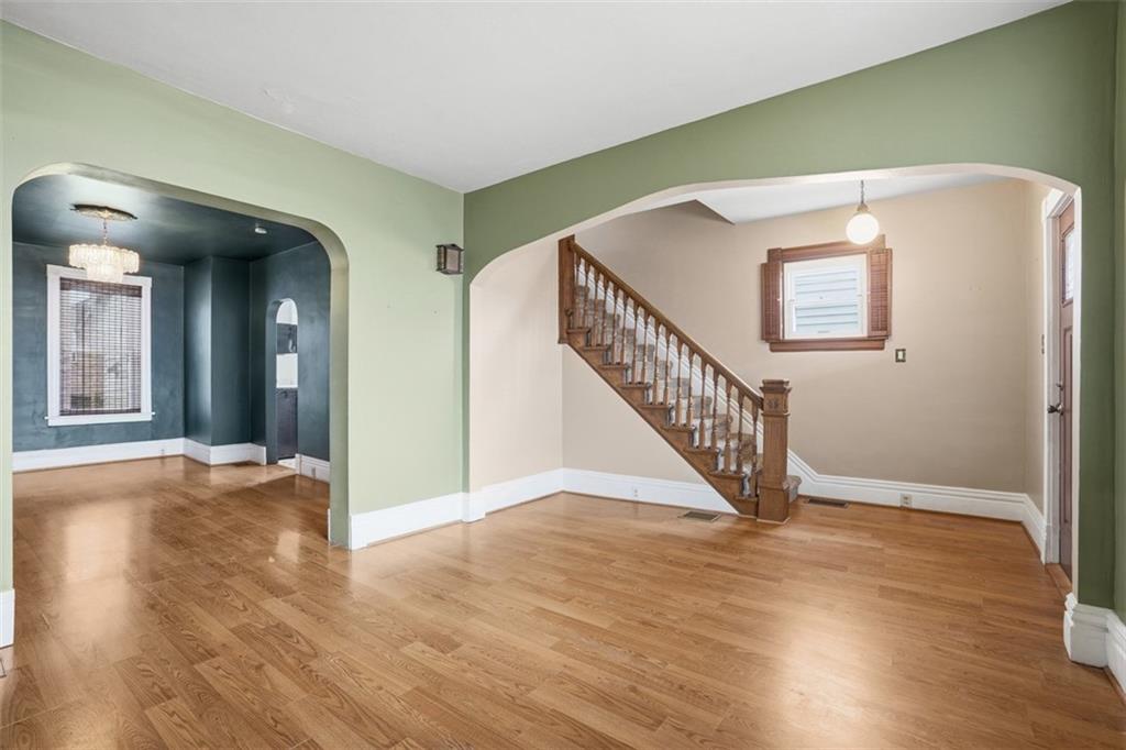 516 Eau Claire Street Butler, PA 16001 - Photo 10 of 41 a view of an entryway with wooden floor