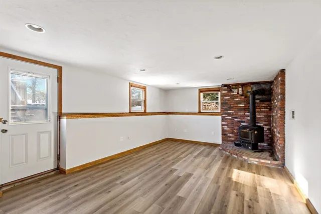 wooden floor in an empty room