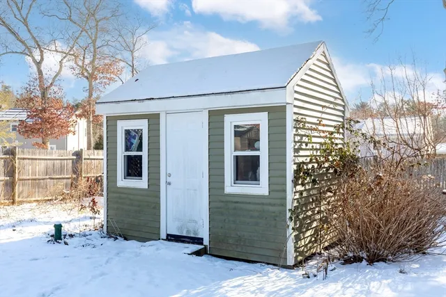 a view of outdoor space with deck area