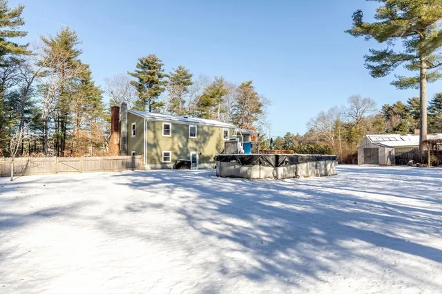a view of a street with houses