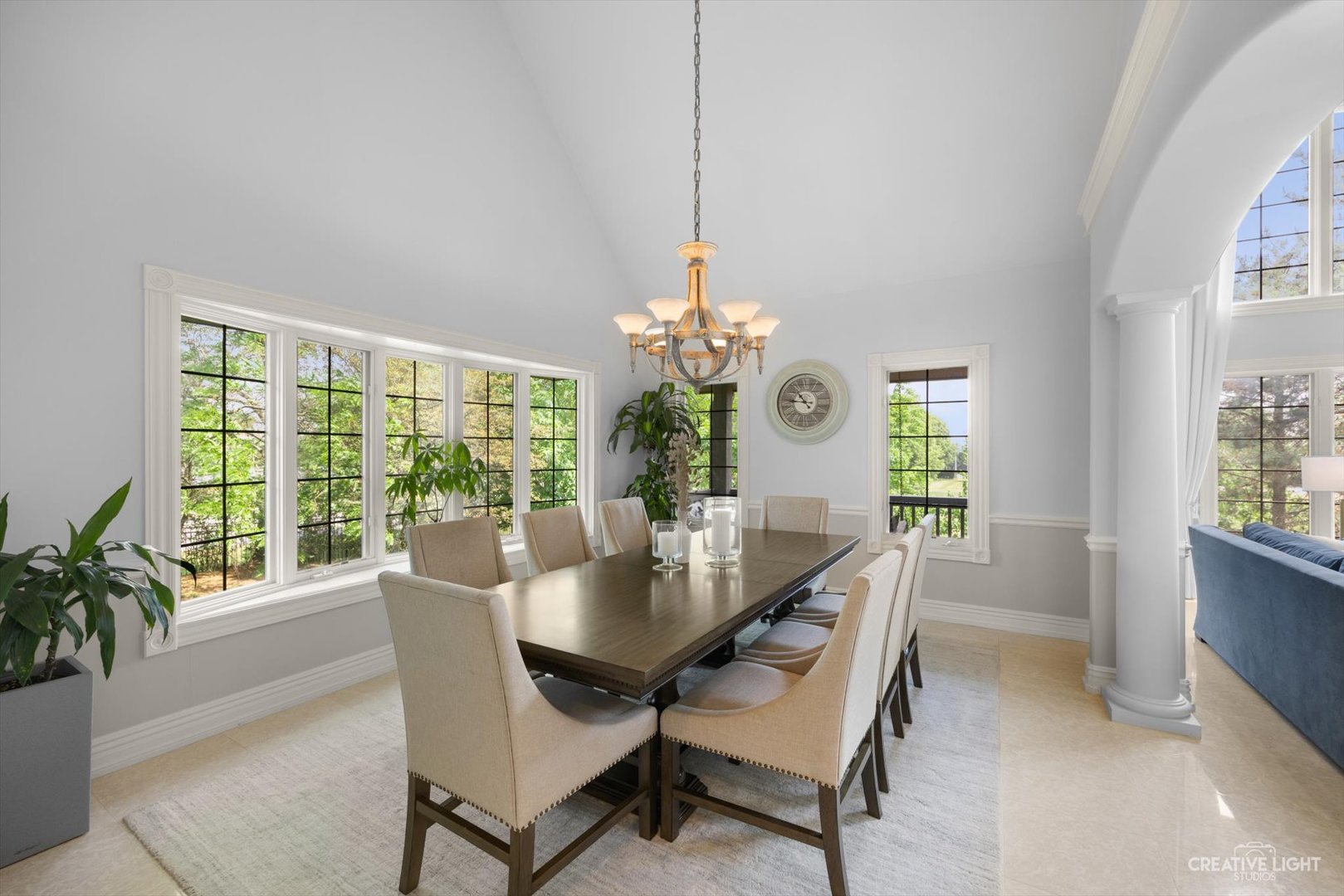 1201 Kenmare Drive Burr Ridge, IL 60527 - Photo 8 of 53 a view of a dining room with furniture window and outside view