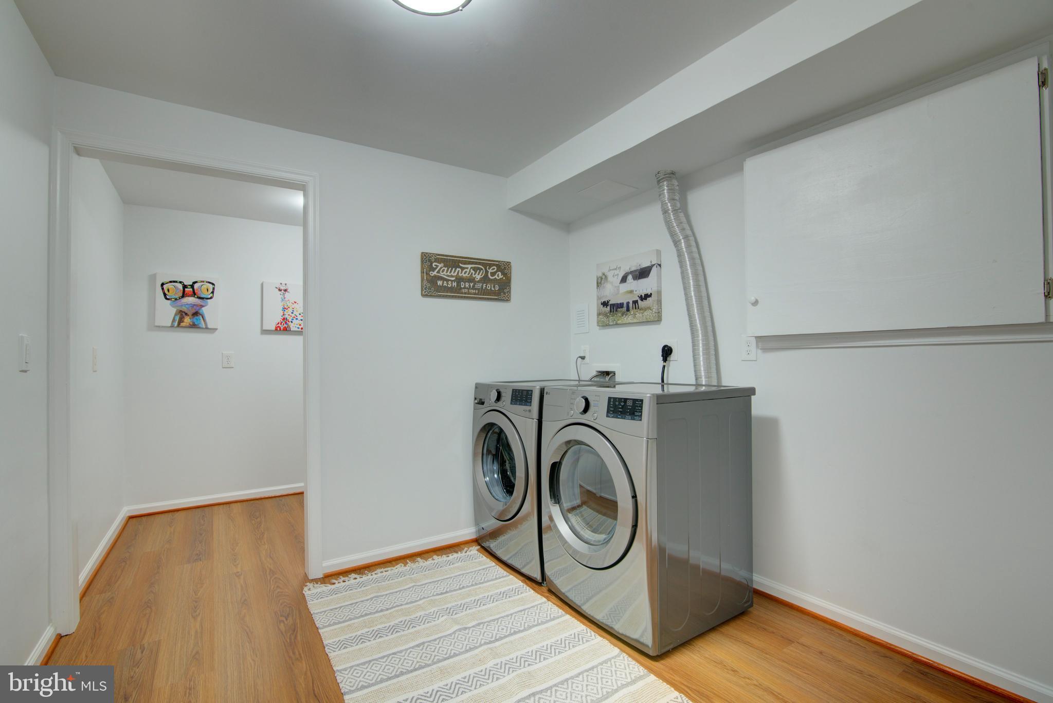 12029 Lake Newport Road Reston, VA 20194 - Photo 24 of 30 Recently Updated Laundry with New Washer and Dryer