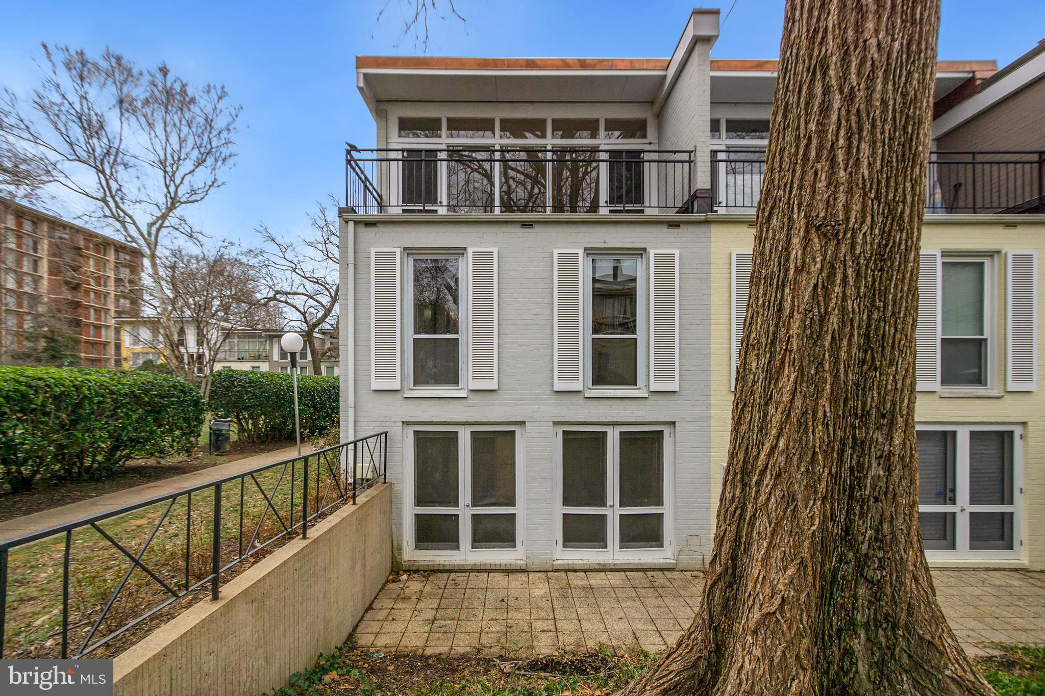 763 Delaware Avenue Southwest, Unit 177 Washington, DC 20024 - Photo 26 of 30 Rear of townhome, Studio patio