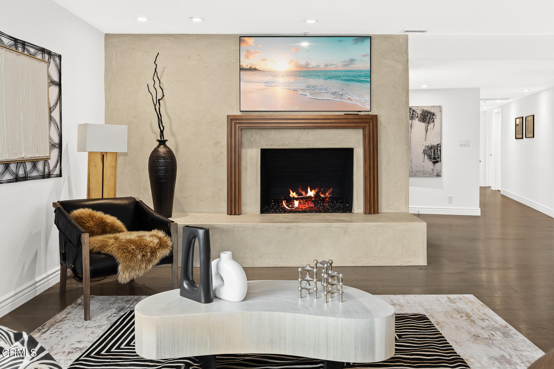 1770 Kaweah Drive Pasadena, CA 91105 - Photo 13 of 42 a living room with furniture and a fireplace