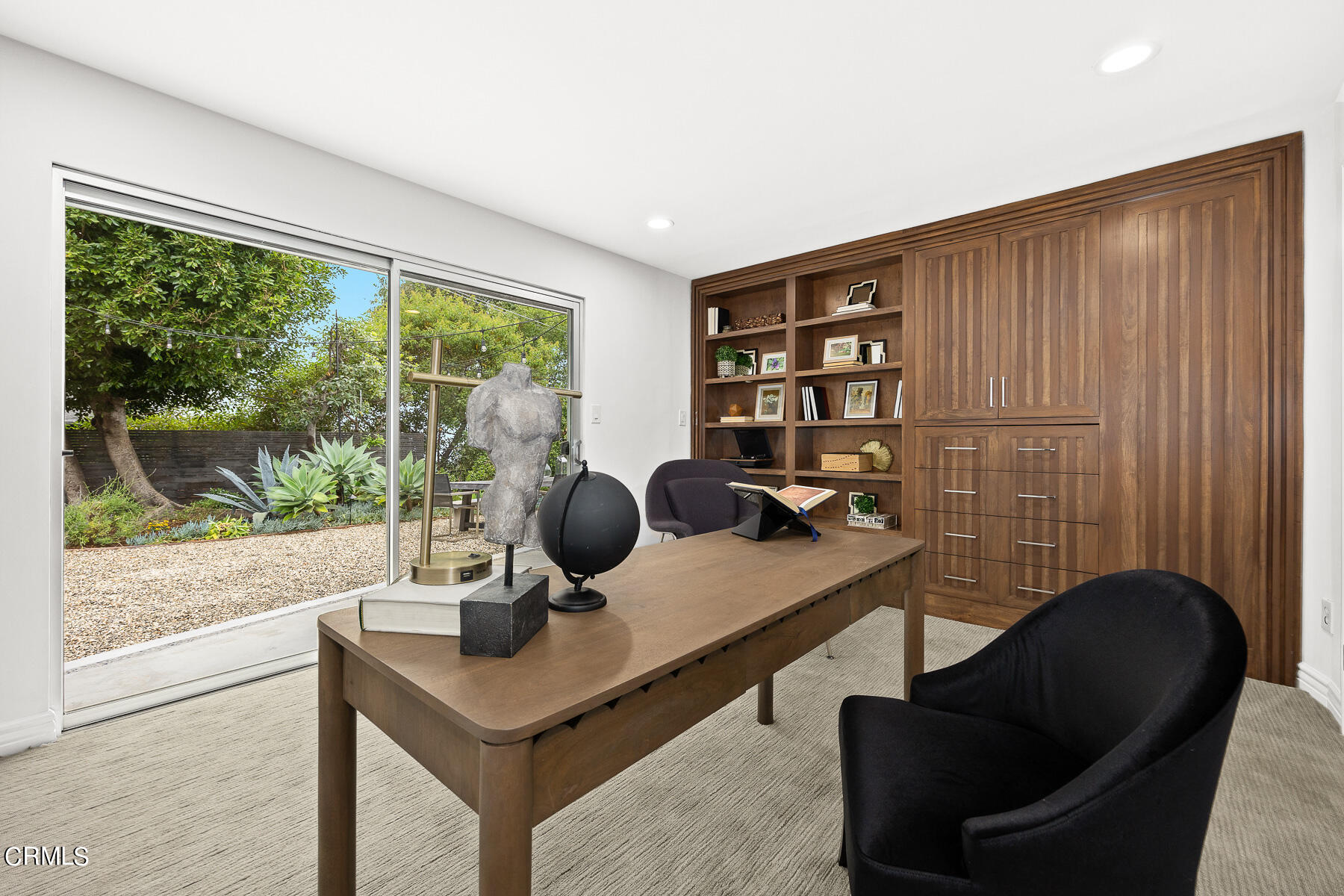 1770 Kaweah Drive Pasadena, CA 91105 - Photo 28 of 42 a view of a workspace with furniture and a window