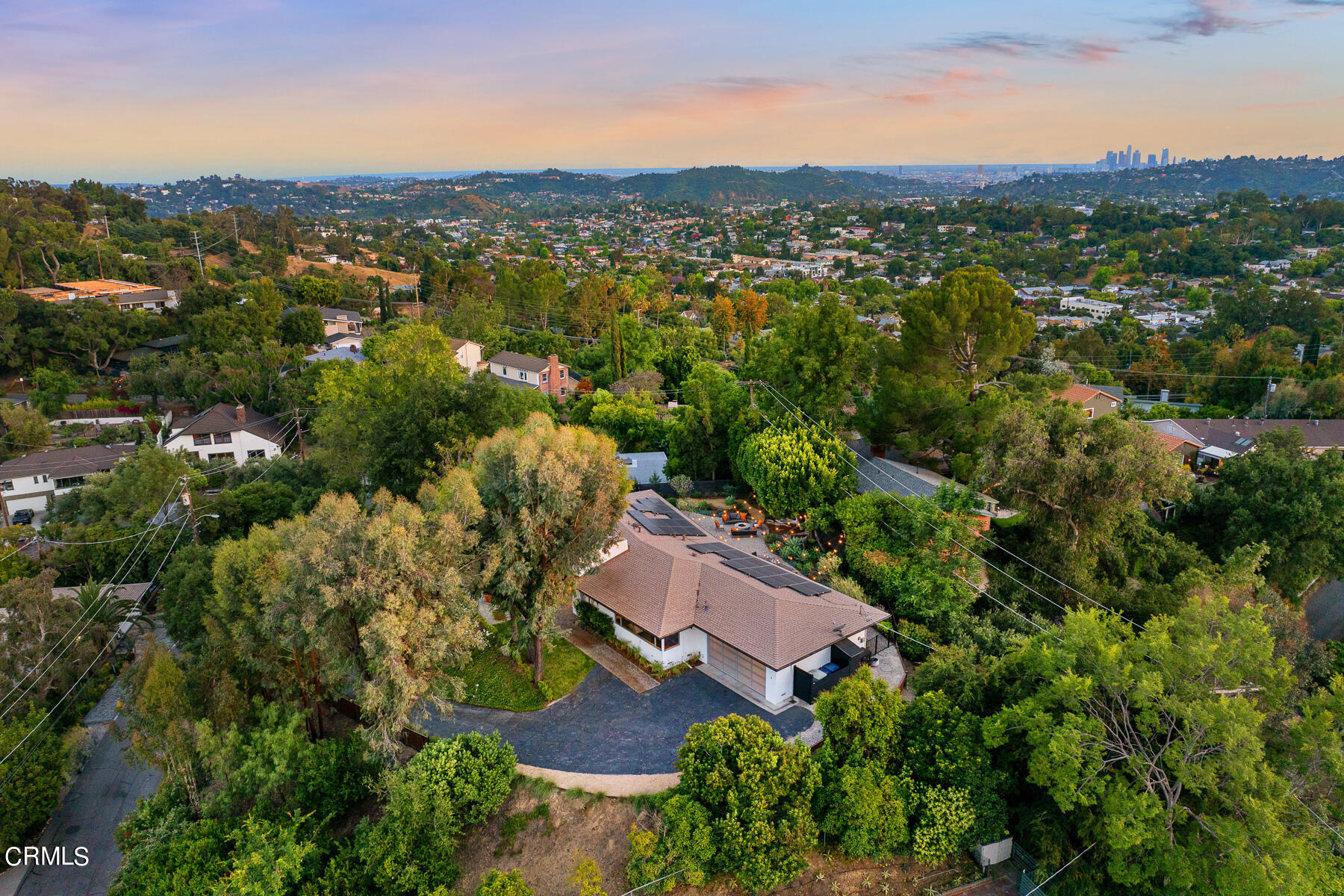 1770 Kaweah Drive Pasadena, CA 91105 - Photo 39 of 42 an aerial view of residential houses with city view