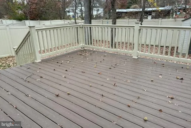 a view of outdoor space with deck