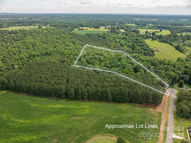a view of a field with an ocean