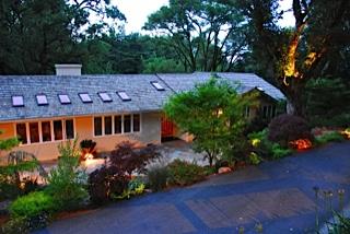 450 Summit Spring Road Woodside, CA 94062 - Photo 2 of 19 an aerial view of a house with a yard and garden