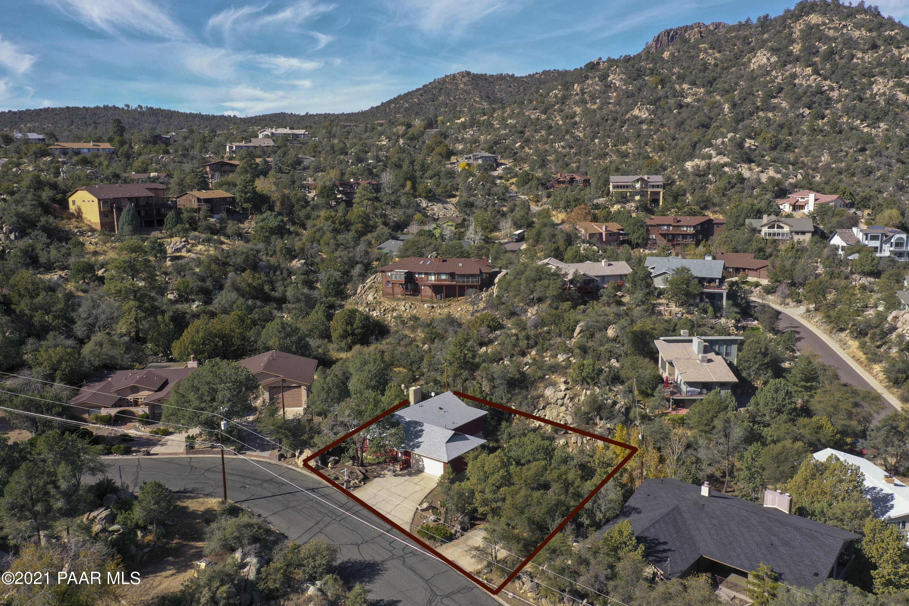 2016 Forest Hills Road Prescott, AZ 86303 - Photo 27 of 30 Aerial - Perimeter 1