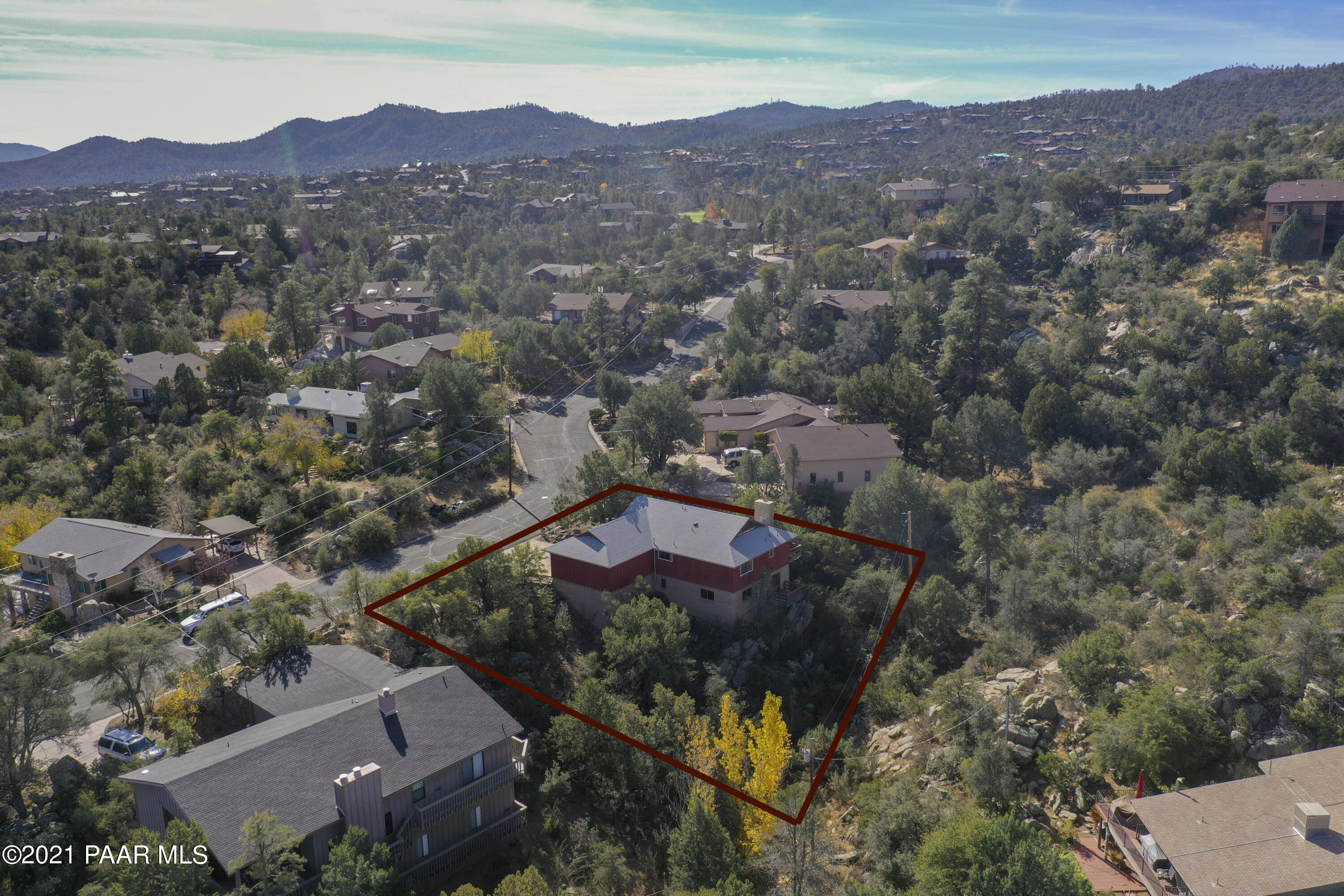 2016 Forest Hills Road Prescott, AZ 86303 - Photo 28 of 30 Aerial - Perimeter 2