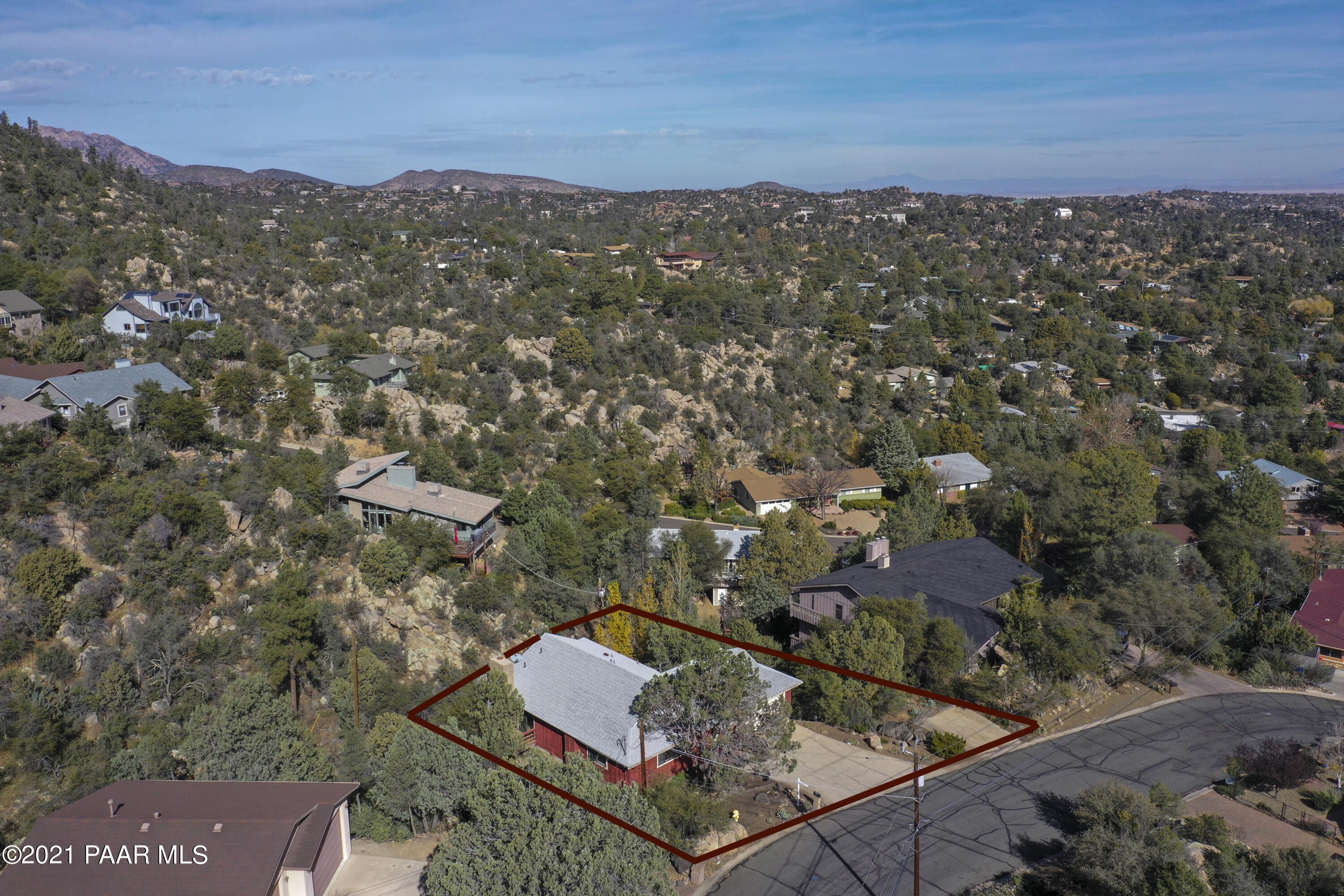 2016 Forest Hills Road Prescott, AZ 86303 - Photo 30 of 30 Aerial - Perimeter 4
