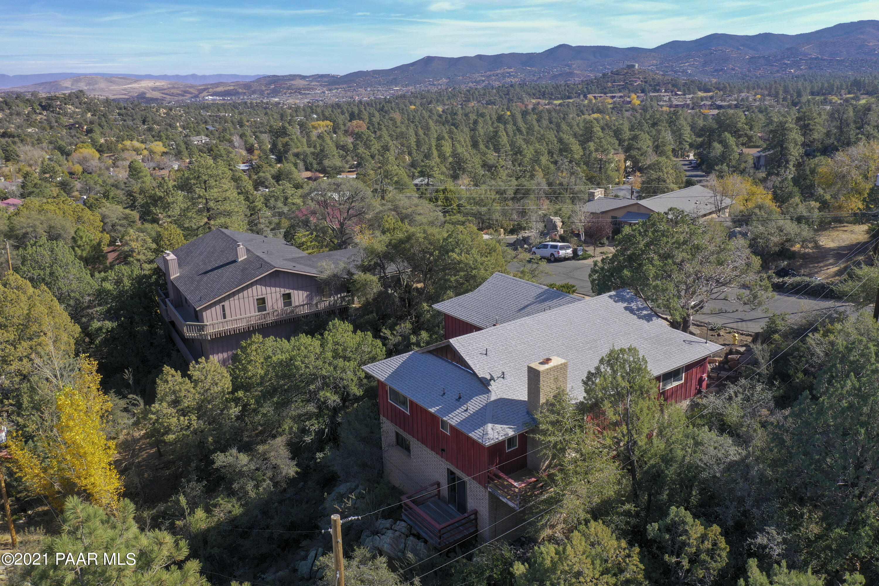 2016 Forest Hills Road Prescott, AZ 86303 - Photo 5 of 30 Aerial View - Prescott