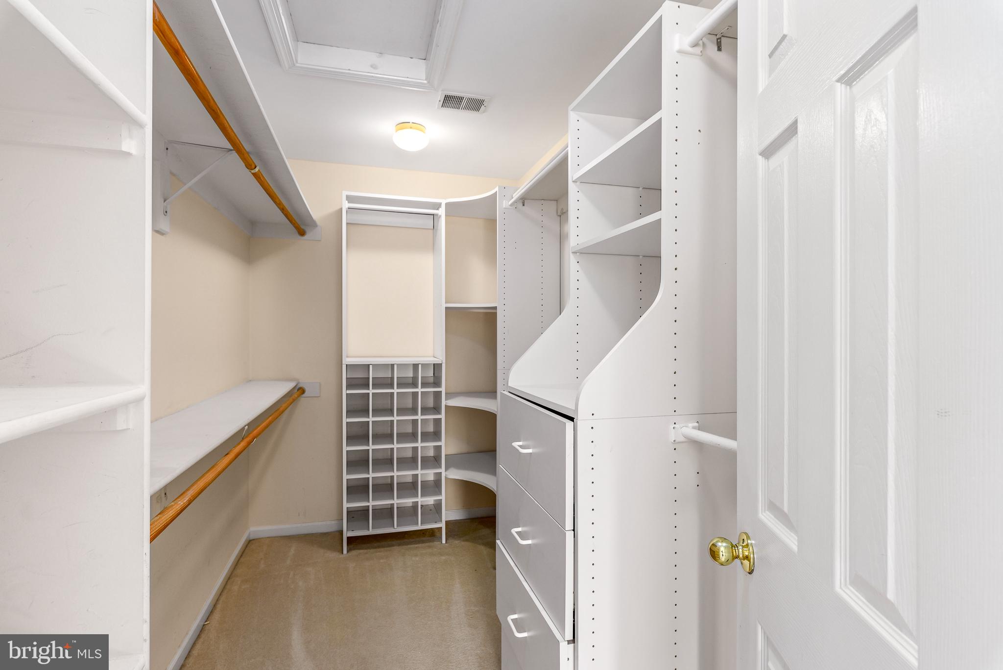 46490 Cedarhurst Drive Sterling, VA 20165 - Photo 26 of 37 Master Bedroom Closet with Built-ins