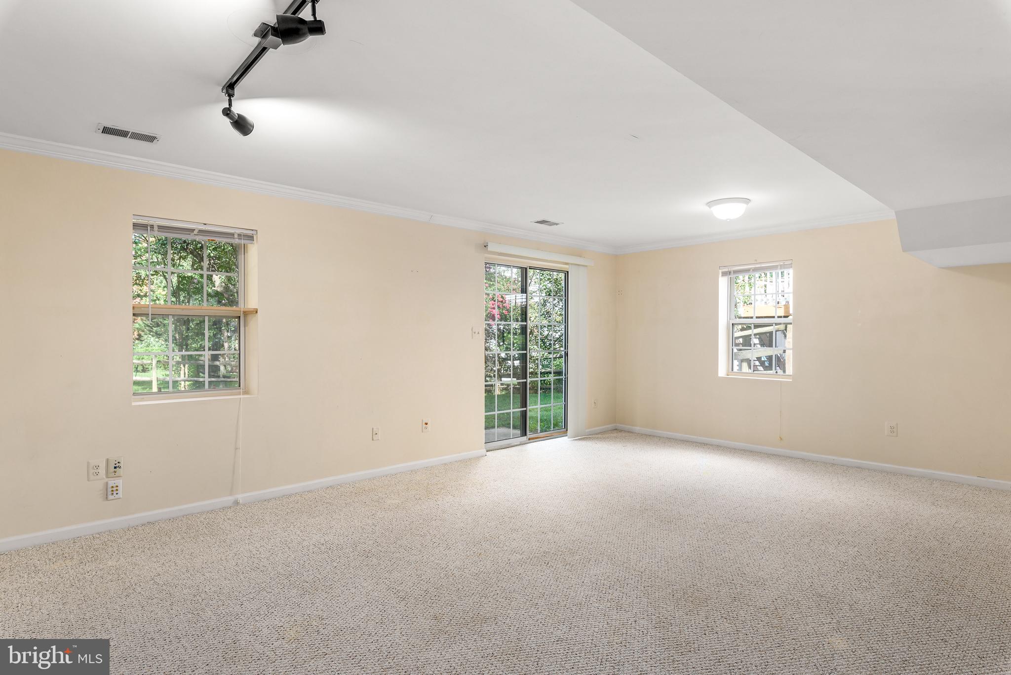 46490 Cedarhurst Drive Sterling, VA 20165 - Photo 32 of 37 Lower Level Rec Room with Walkout