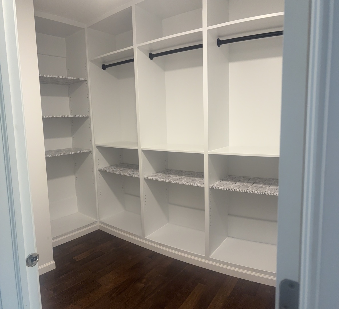 6506 Roth Drive Joliet, IL 60431 - Photo 12 of 24 a view of walk in closet with empty racks