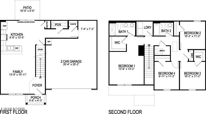 4769 Finley Ridge Lane Knoxville, TN 37921 - Photo 2 of 2 Glendale Floor Plan Both Series