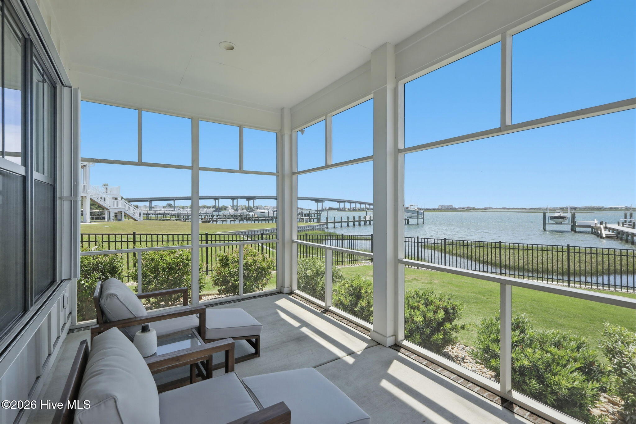 135 Gallants Point Road Beaufort, NC 28516 - Photo 44 of 68 Rear Screened Porch