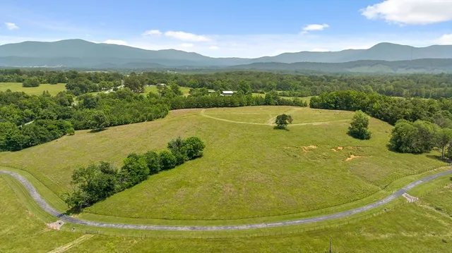 a view of an ocean and a city
