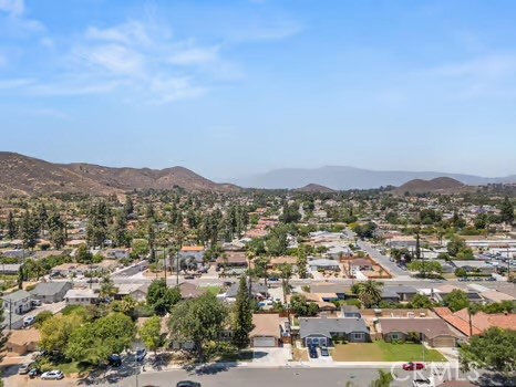 11191 Baker Lane Riverside, CA 92505 - Photo 48 of 49 an aerial view of residential house and green space
