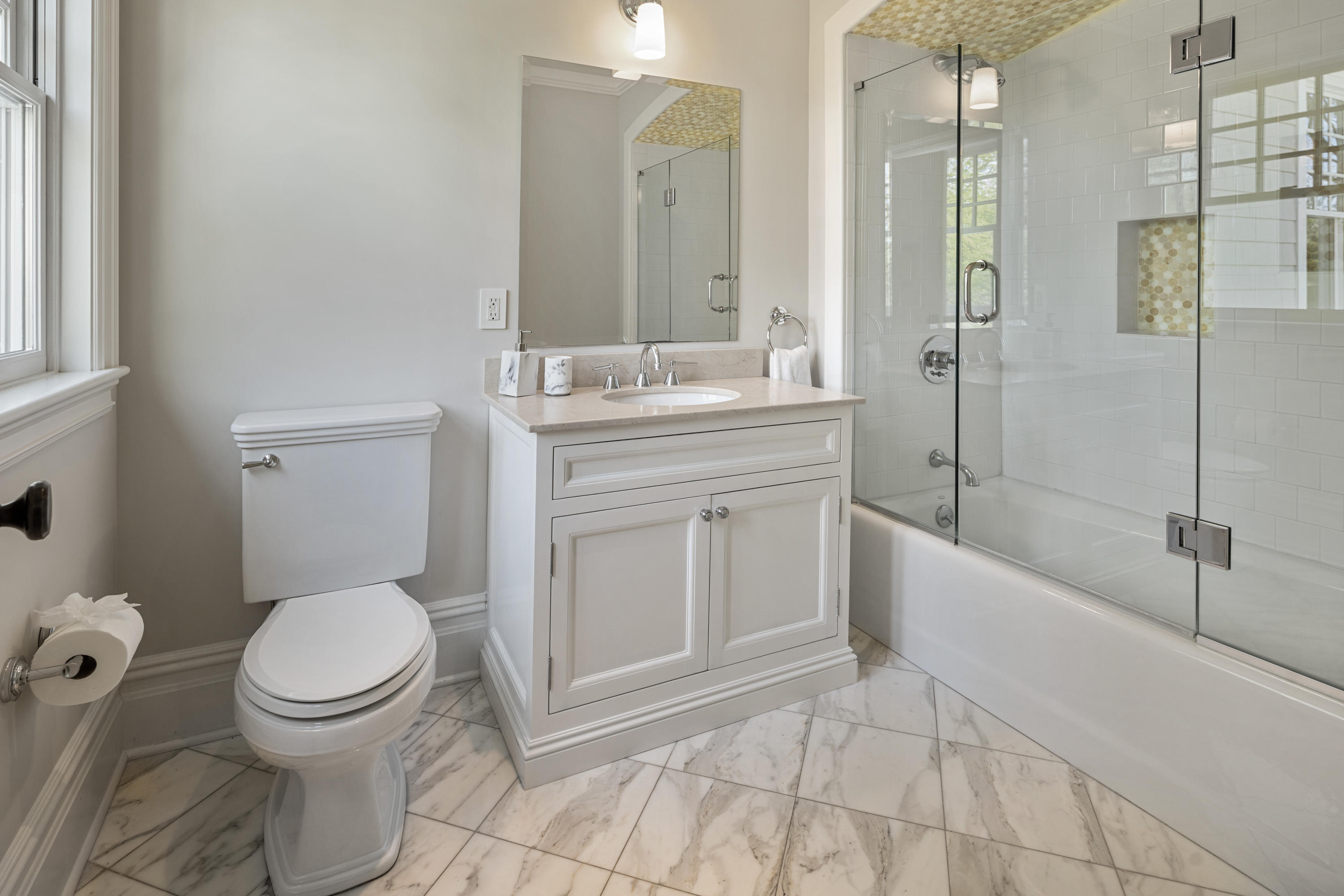 12 Shady Acres Road Darien, CT 06820 - Photo 31 of 47 a bathroom with a toilet sink and shower