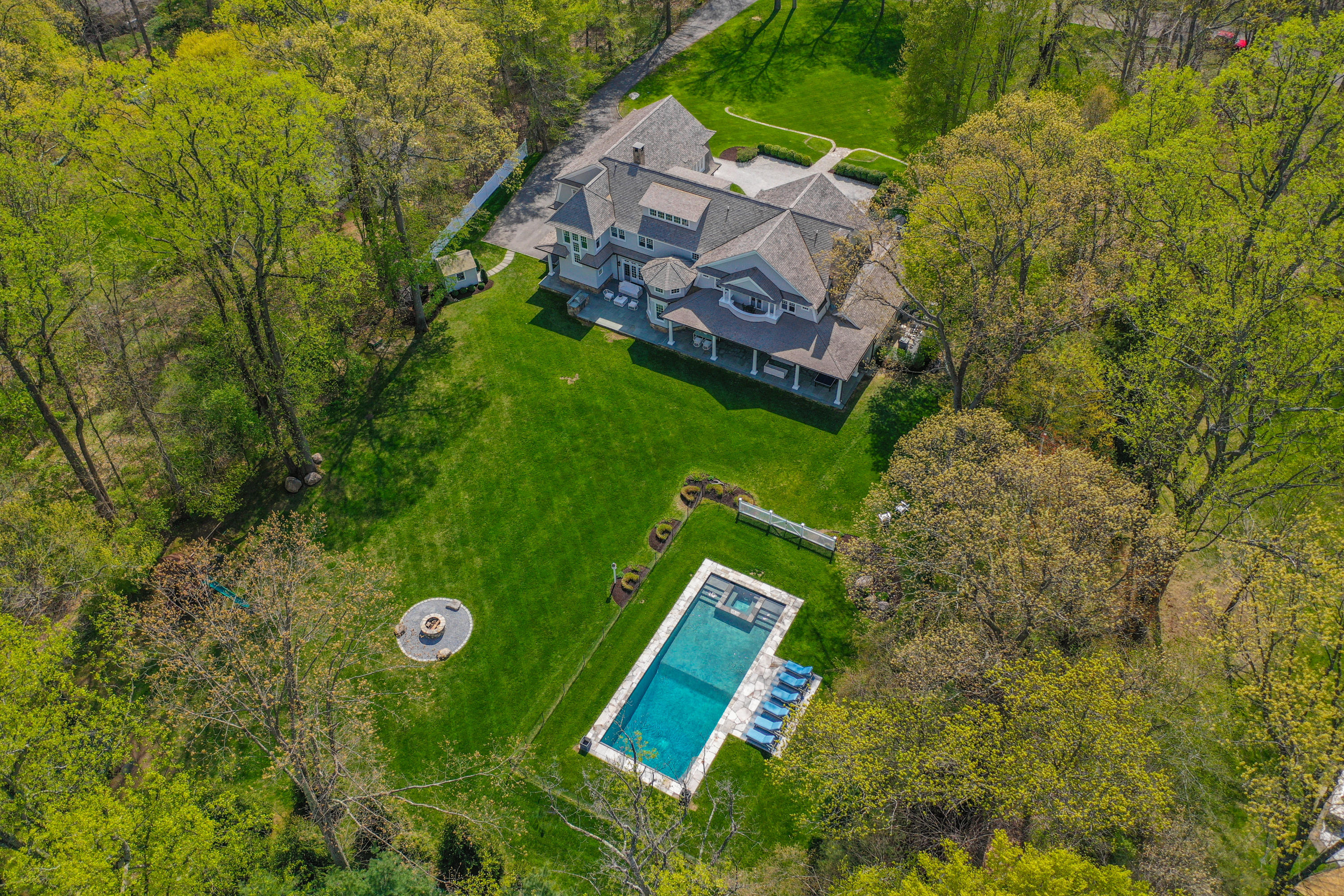 12 Shady Acres Road Darien, CT 06820 - Photo 42 of 47 a view of a house with a yard
