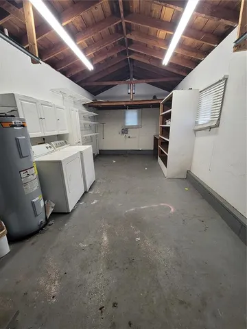 a view of a storage & utility room