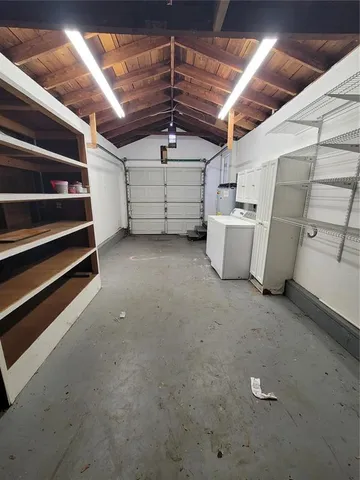 a view of storage and utility room