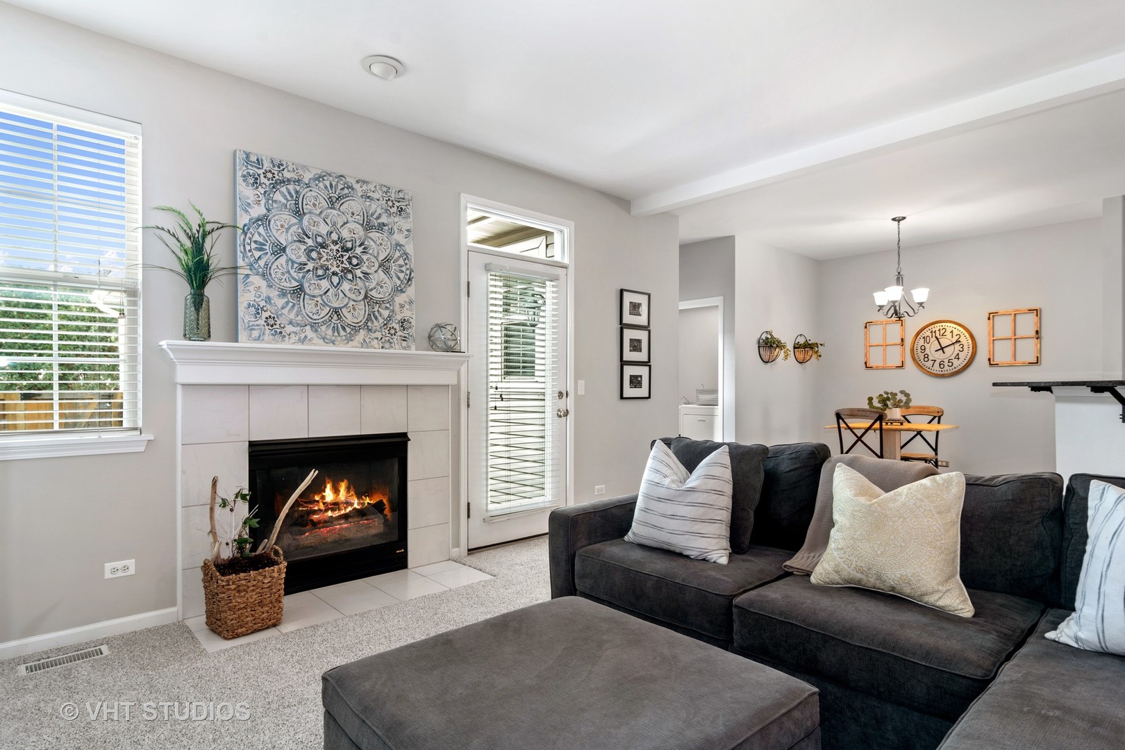 1931 Wagner Road Batavia, IL 60510 - Photo 12 of 27 a living room with furniture and a fireplace