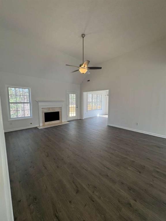 500 Shiver Boulevard Covington, GA 30016 - Photo 6 of 25 a view of empty room with wooden floor and fan