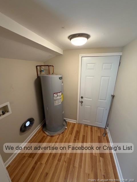 208 Scarborough Street, Unit A Spring Lake, NC 28390 - Photo 6 of 8 a view of water heater room