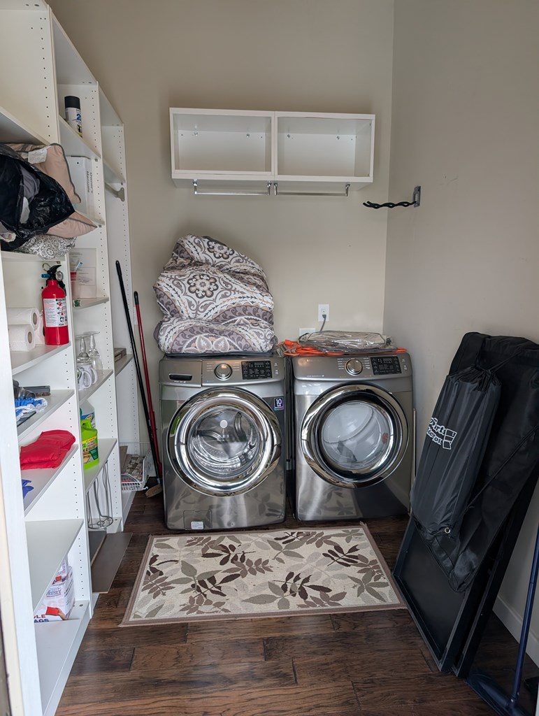 158 Mountain Street Blue Ridge, GA 30513 - Photo 11 of 14 a view of washer and dryer in a utility room