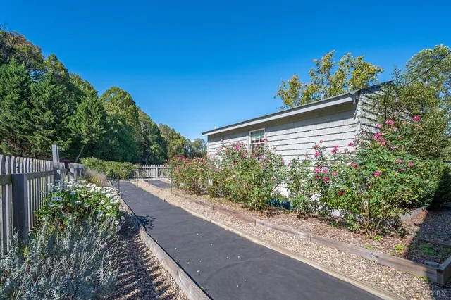 a view of a golf course with a trees
