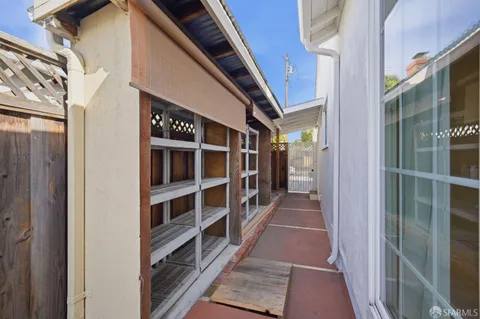 a view of front door