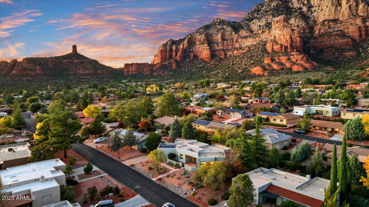 50 Ranch Road Sedona, AZ 86336 - Photo 15 of 51 an aerial view of residential houses with outdoor space