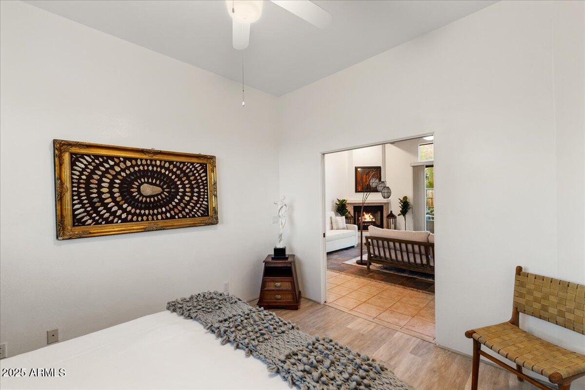 50 Ranch Road Sedona, AZ 86336 - Photo 21 of 51 a bedroom with furniture and a window