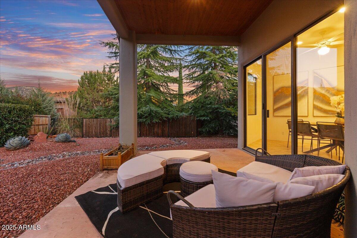 50 Ranch Road Sedona, AZ 86336 - Photo 25 of 51 a outdoor space with patio the couches and pool table and chairs